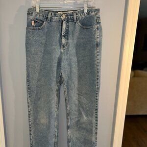 Guess Original Fit, Narrow Leg, Stone wash Jeans, Ladies 32, vintage